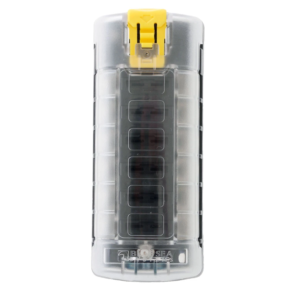 Blue Sea St Blade Fuse Block - 6 Independent Circuits With Cover - Image 4