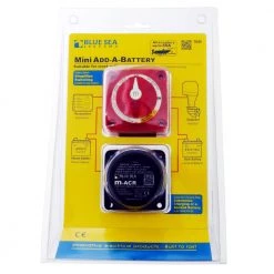 Blue Sea Mini Add-A-Battery Switch And Charging Relay Kit 65A