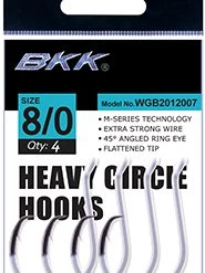 BKK Heavy Circle Hooks Glow