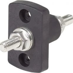 Blue Sea Terminal Feed Through Connector - 5/16in-18 Studs (Black)