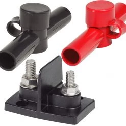 Blue Sea PowerPost Dual 1 X 5/16in And 1 X 3/8in Studs With Insulators