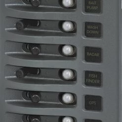 Blue Sea Weather Deck Panel 12v 6 Circuit Breaker Panel