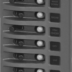 Blue Sea Weather Deck Panel 12v 8 Circuit Breaker Panel