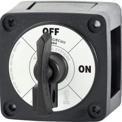 Blue Sea M-Series Battery Switch On/Off Black With Locking Key