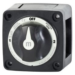 Blue Sea M-Series Battery Switch On/Off/On With Knob Black