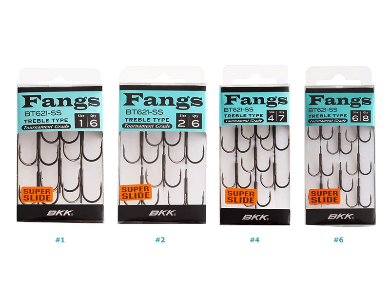 BKK BT621-SS Fangs Treble Hooks