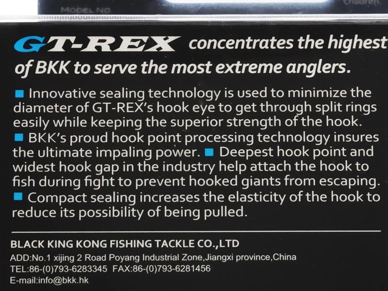 BKK GT Rex Barbless Treble Hook - Image 5