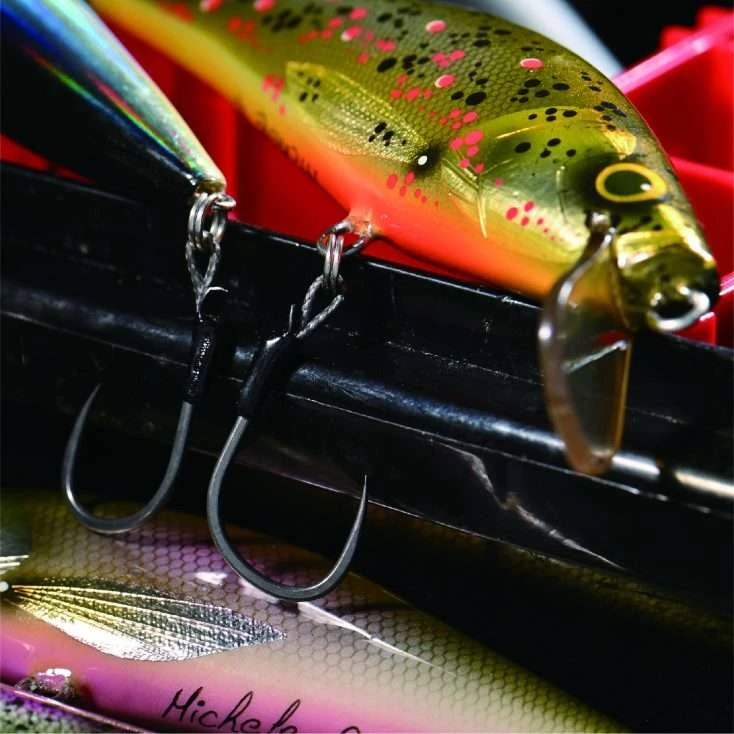 BKK Native-12BL SS Barbless Assist Hook Qty 5