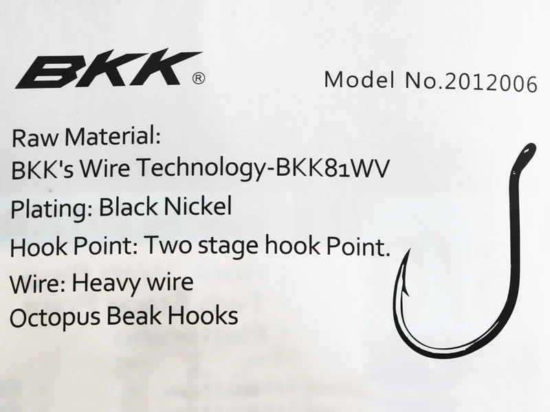 BKK Octopus Beak Hooks Black Nickel - Image 11