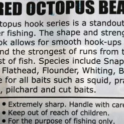 BKK Octopus Beak Hooks Red